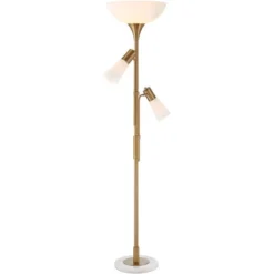 Possini Euro Design Modern Torchiere Floor Lamp With Side Lights 71" Tall Warm Gold Frosted Glass Shade For Living Room House -Target Lighting Store GUEST 03b45d7f 8614 4c8a a2dd 82d6e520ca60