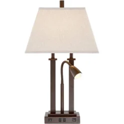 Possini Euro Design Possini Euro Deacon Bronze Gooseneck Lamps With USB And Outlet Set Of 2 -Target Lighting Store GUEST 0566c245 a6ca 4b57 9975 39551895d7f0