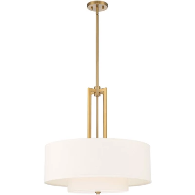Possini Euro Design Sundry Warm Brass Pendant Chandelier 24" Wide Modern Double Drum Shades 4-Light Fixture for Dining Room House Foyer Kitchen Island Possini Euro Design Sundry Warm Brass Pendant Chandelier 24" Wide Modern Double Drum Shades 4-Light Fixture For Dining Room House Foyer Kitchen Island -Target Lighting Store GUEST 08910e51 30b2 43c2 b576 d65de6e7ce98