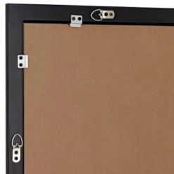 Possini Euro Design Metzeo Rectangular Vanity Decorative Wall Mirror Modern Beveled Edge Matte Black Metal Frame 22" Wide Bathroom -Target Lighting Store GUEST 12811abe e35c 4524 9593 bb50f3708f0c