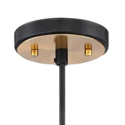 Possini Euro Design Black Warm Brass Mini Pendant Lighting Fixture 12" Wide Farmhouse Rustic For Dining Room House Home Kitchen Island High Ceilings -Target Lighting Store GUEST 1e0322b5 17ef 4a25 82e6 e05cd1168d57