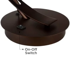 Possini Euro Design Modern Accent Table Lamp With USB Port Filament LED 22.5" High Bronze Metal Glass Dome Shade For Living Room Desk Bedroom -Target Lighting Store GUEST 20152b2f f63d 45e7 a3ad adf0a918ffc4