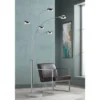 Possini Euro Design Infini Mid Century Modern Arc Floor Lamp 78" Tall Chrome 5 Light Swivel Dome Shades For Living Room Reading Bedroom Office House -Target Lighting Store GUEST 2040cf42 e983 433e a466 814ba63822a6