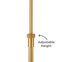 Possini Euro Design Casaba Mid Century Modern Chairside Arc Floor Lamp 64" Tall Warm Gold Adjustable Frosted Glass Shade For Living Room Reading House -Target Lighting Store GUEST 2086bd14 49c8 4258 8673 2013b72db681