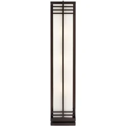 Possini Euro Design Modern Art Deco Floor Lamp Standing 60" Tall Espresso Wood Beige Linen Column Shade For Living Room Bedroom Office House Home -Target Lighting Store GUEST 2555fe66 5250 4147 b8c0 8dc4d28e4856