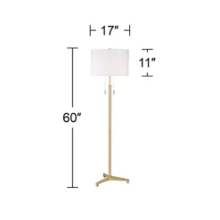 Possini Euro Design Encino Modern Tripod Floor Lamp Standing 60" Tall Brass Gold Metal Off White Fabric Drum Shade For Living Room Bedroom Office Home 3 Possini Euro Design Encino Modern Tripod Floor Lamp Standing 60" Tall Brass Gold Metal Off White Fabric Drum Shade For Living Room Bedroom Office Home -Target Lighting Store GUEST 2804ff2d 7ac0 49c6 b869 7723a1d7e825
