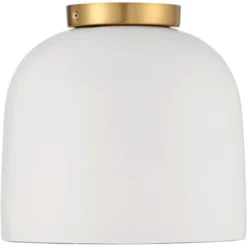 Possini Euro Design Merrick Modern Industrial Ceiling Light Flush Mount Fixture 9 1/4" Wide White Cement Gold For Bedroom Kitchen Living Room Hallway 2 Possini Euro Design Merrick Modern Industrial Ceiling Light Flush Mount Fixture 9 1/4" Wide White Cement Gold For Bedroom Kitchen Living Room Hallway -Target Lighting Store GUEST 2a20b418 8e55 4d9c 8c44 bc59b85cb0d4