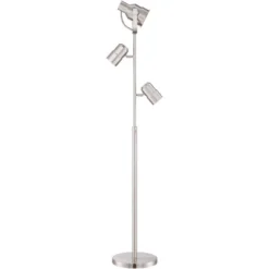Possini Euro Design Nuovo Modern Tree Floor Lamp 70" Tall Brushed Nickel 3 Light Adjustable Heads For Living Room Reading Bedroom Office House Home -Target Lighting Store GUEST 2c1dd489 98dd 418f 9ce9 e11b513d4705