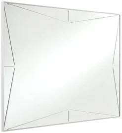 Possini Euro Design Relevei Rectangular Vanity Decorative Wall Mirror Modern Silver Wood Metal Frame 26" Wide Bathroom Bedroom Home -Target Lighting Store GUEST 2e7f43a7 121a 4ded 896d 4493a8fd6c59