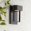 Possini Euro Design Pavel Modern Outdoor Wall Light Fixture Textured Black LED 9 1/2" For Post Exterior Barn Deck House Porch Yard Posts Patio Home -Target Lighting Store GUEST 308f12d7 3af4 4df9 9594 e40e98556a7f