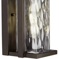 Possini Euro Design Winona Modern Outdoor Wall Light Fixture Bronze 16 1/4" Water Glass For Post Exterior Barn Deck House Porch Yard Posts Patio Home -Target Lighting Store GUEST 31bc8ca9 5bed 41bb 9321 575099cad793