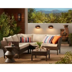 Possini Euro Design Modern Industrial Farmhouse Rustic Outdoor Wall Light Fixture Bronze 15 1/2" Clear Glass For Exterior Barn Deck House Porch Yard -Target Lighting Store GUEST 35691178 46c0 4f4f b9bb b9c03962f025 1