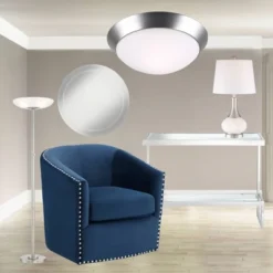 Possini Euro Design Meridian Light Blaster Modern Torchiere Floor Lamp 72" Tall Brushed Nickel LED Frosted Glass Shade For Living Room Bedroom Office -Target Lighting Store GUEST 372d3ad7 3758 4881 aa78 02d2c36a0cf0