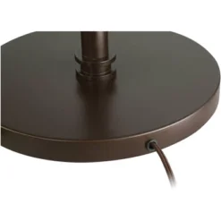 Possini Euro Design Industrial Floor Lamp Adjustable Arm 62.5" Tall Oiled Bronze Metal Light Brown Linen Drum Shade For Living Room Reading -Target Lighting Store GUEST 3e750c18 9193 4330 bf37 40277d0edaa0