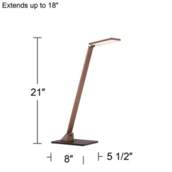 Possini Euro Design Bentley Modern Desk Lamp 21" High French Bronze Aluminum Metal LED Touch On Off Adjustable Head For Bedroom Living Room Office -Target Lighting Store GUEST 4015bb84 5955 4c47 81d6 b7d27607b441