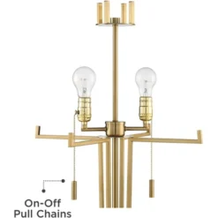 Possini Euro Design Palisade Modern Floor Lamp 64" Tall Satin Brass Metal Trimmed Fabric Tapered Drum Shade For Living Room Bedroom Office House Home -Target Lighting Store GUEST 45d5e933 58c3 45e5 accc 52eb162f7d6b