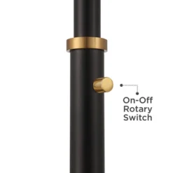 Possini Euro Design Quatro Mid Century Modern Tree Floor Lamp 71" Tall Black Gold Metal 4 Light Frosted Glass Cone Shade For Living Room Bedroom House -Target Lighting Store GUEST 4642abc8 498f 437e a60c c5b14f2af9fb