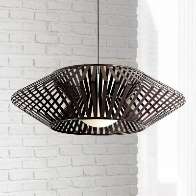 Possini Euro Design Planet Black Large Pendant Light 31 1/2" Wide Mid Century Modern White Glass for Dining Room House Foyer Kitchen Island Entryway Possini Euro Design Planet Black Large Pendant Light 31 1/2" Wide Mid Century Modern White Glass For Dining Room House Foyer Kitchen Island Entryway -Target Lighting Store GUEST 476fa768 ca49 4c6a b6d0 530644883a19