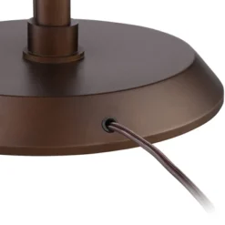 Possini Euro Design Traverse Modern Floor Lamp With LED Gooseneck Reading Light 64" Tall Oil Rubbed Bronze Oatmeal Drum Shade For Living Room Bedroom -Target Lighting Store GUEST 4ec5d0b5 6340 43e1 bcb6 5d2b24725ae2