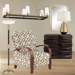 Possini Euro Design Modern Torchiere Floor Lamp Light Blaster LED 72.25" Tall Antique Brass And Matte Black Opal Glass For Living Room Bedroom -Target Lighting Store GUEST 4f50f658 24ec 4b58 b179 5fefd47ece58