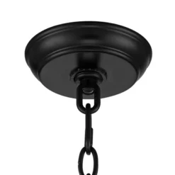 Possini Euro Design Modern Outdoor Hanging Light Fixture Matte Black Steel 19" Clear Seedy Glass Panels For Exterior House Porch -Target Lighting Store GUEST 510d2340 6d78 4c4c b8b7 48662852b18e