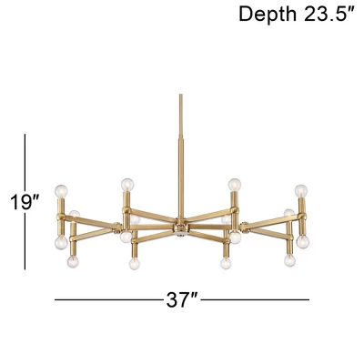 Possini Euro Design Marya Satin Brass Chandelier 37" Wide Modern 24-Light Fixture for Dining Room House Foyer Kitchen Island Entryway Bedroom Home Possini Euro Design Marya Satin Brass Chandelier 37" Wide Modern 24-Light Fixture For Dining Room House Foyer Kitchen Island Entryway Bedroom Home -Target Lighting Store GUEST 57077a84 ab71 4282 a99f 9e7bd065d784