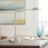 Possini Euro Design Eliptik Modern Desk Table Lamp 24 1/2" High Satin Nickel LED Swing Arm Adjustable Height For Bedroom Living Room Nightstand Office -Target Lighting Store GUEST 6a80aa29 d011 4ed3 92a4 b86f43fa54f7