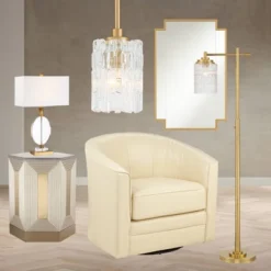 Possini Euro Design Kinsey Modern Downbridge Floor Lamp 67" Tall Warm Brass Metal Stone Pattern Glass Shade For Living Room Reading Bedroom Office -Target Lighting Store GUEST 6e6ccf14 87f1 4cac 86f0 ca3be36ab762