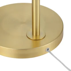 Possini Euro Design Vaile Modern 66" Tall Chairside Arc Floor Lamp Warm Gold Metal Clear Seeded Glass Shade For Living Room Reading Home -Target Lighting Store GUEST 6f0d265a dc5a 4516 8e50 c928e8090a11