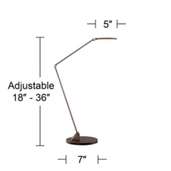 Possini Euro Design Magnum Modern Desk Lamp 36" Tall French Bronze Brown Metal LED Adjustable For Bedroom Living Room Bedside Nightstand Office House -Target Lighting Store GUEST 710f67fe 8002 4719 b066 475edd1e5cca