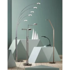 Possini Euro Design Magnum Modern Task Floor Lamp 61" Tall French Bronze Brown Metal LED Adjustable For Living Room Reading Bedroom Office House Home -Target Lighting Store GUEST 72d397ae 1a9c 4173 95b1 b0ea60bbae47