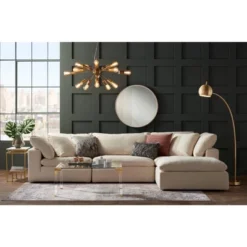 Possini Euro Design Hemingson Gold Large Chandelier 33" Wide Modern Sputnik 12-Light LED Fixture For Dining Room House Foyer Kitchen Island Entryway -Target Lighting Store GUEST 73b694a8 0a46 4c39 8888 bacef461e3d6