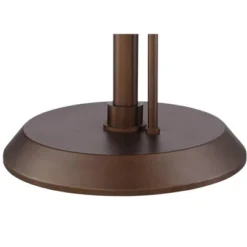 Possini Euro Design Traverse Modern Floor Lamp With LED Gooseneck Reading Light 64" Tall Oil Rubbed Bronze Oatmeal Drum Shade For Living Room Bedroom -Target Lighting Store GUEST 7f36241e 0024 4cd7 a5ed 4ea06baea84a