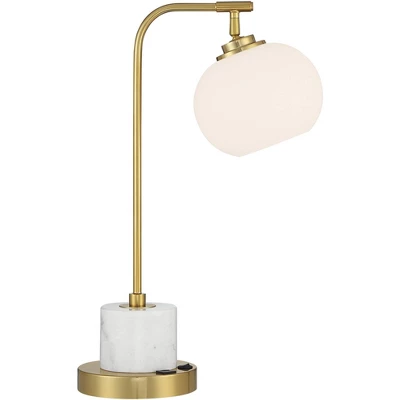 Possini Euro Design Barclay Modern Desk Lamp 23" High Warm Gold with USB Charging Port Frosted Glass Shade for Bedroom Living Room Bedside Office Kids Possini Euro Design Barclay Modern Desk Lamp 23" High Warm Gold With USB Charging Port Frosted Glass Shade For Bedroom Living Room Bedside Office Kids -Target Lighting Store GUEST 801a9ae9 4bf4 4108 b355 54d9bc7e2308