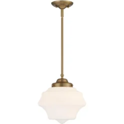 Possini Euro Design Soft Gold Mini Pendant Light 11" Wide Modern Schoolhouse Opal Glass Shade For Dining Living Room House Island -Target Lighting Store GUEST 859da487 ad81 480b 9f6b e17a77902724