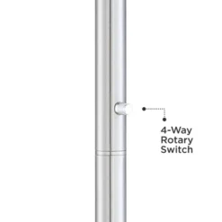 Possini Euro Design Meridian Light Blaster Modern Torchiere Floor Lamp 72" Tall Brushed Nickel LED Frosted Glass Shade For Living Room Bedroom Office -Target Lighting Store GUEST 86d3e492 d91f 458d 8a1e 61e18cd59934