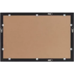 Possini Euro Design Metzeo Rectangular Vanity Decorative Wall Mirror Modern Beveled Edge Matte Black Metal Frame 22" Wide Bathroom -Target Lighting Store GUEST 86f8c257 9268 47e4 9f16 7c74034526a7