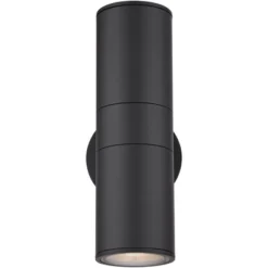 Possini Euro Design Modern Outdoor Wall Light Fixtures Set Of 2 Black Aluminum 11 3/4" Glass Lens For Exterior House Porch Patio -Target Lighting Store GUEST 8ba873ed 3913 4906 aac5 48955ddbab4e