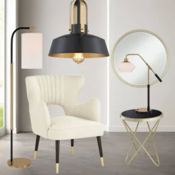 Possini Euro Design Black Warm Brass Mini Pendant Lighting Fixture 12" Wide Farmhouse Rustic For Dining Room House Home Kitchen Island High Ceilings -Target Lighting Store GUEST 94ec432f 20b8 4ccb bcdb dc2971fa869c