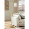 Possini Euro Design Kinsey Modern Downbridge Floor Lamp 67" Tall Warm Brass Metal Stone Pattern Glass Shade For Living Room Reading Bedroom Office 8 Possini Euro Design Kinsey Modern Downbridge Floor Lamp 67" Tall Warm Brass Metal Stone Pattern Glass Shade For Living Room Reading Bedroom Office -Target Lighting Store GUEST 9a0b3dcf 795c 4e67 b728 b655c3d4847e