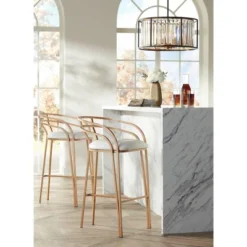 Possini Euro Design Milne Bronze Gold Drum Pendant Chandelier 20" Wide Modern Crystal 5-Light Fixture For Dining Room House Kitchen Island Entryway -Target Lighting Store GUEST 9dbef3f9 e379 413a b9c1 08bef4a4ed4e