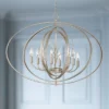 Possini Euro Design Tiller Champagne Satin Silver Pendant Chandelier 31 1/2" Wide Modern Open Orb Frame 8-Light Fixture For Dining Room Kitchen Island -Target Lighting Store GUEST a8a2bf24 9121 401f 8fe8 e1b0b4ef7cc2
