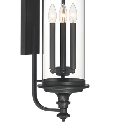 Possini Euro Design Medici Modern Outdoor Wall Light Fixture Black 32 1/4" Clear Glass Cylinder Shade for Post Exterior Barn Deck House Porch Yard Possini Euro Design Medici Modern Outdoor Wall Light Fixture Black 32 1/4" Clear Glass Cylinder Shade For Post Exterior Barn Deck House Porch Yard -Target Lighting Store GUEST ab45d9a5 3af6 4921 99d5 0679f2005ab1