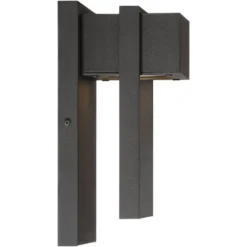 Possini Euro Design Pavel Modern Outdoor Wall Light Fixture Textured Black LED 9 1/2" For Post Exterior Barn Deck House Porch Yard Posts Patio Home -Target Lighting Store GUEST abf5434f 2ca9 43f1 923e 65d7775776fe