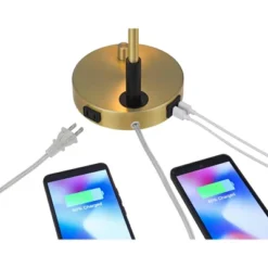 Possini Euro Design Possini Euro Kinzie Desk Lamp With Power Outlet And USB Ports Warm Gold -Target Lighting Store GUEST af6f02d7 6a86 4d2c aec1 7e63309b7310