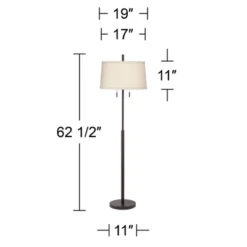 Possini Euro Design Nayla Modern Floor Lamp 62 1/2" Tall Bronze Metal Off White Fabric Tapered Drum Shade For Living Room Bedroom Office House Home 5 Possini Euro Design Nayla Modern Floor Lamp 62 1/2" Tall Bronze Metal Off White Fabric Tapered Drum Shade For Living Room Bedroom Office House Home -Target Lighting Store GUEST b3e71107 ad6c 45a8 9214 770f5129cfe0