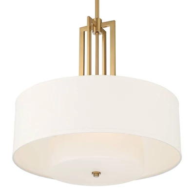 Possini Euro Design Sundry Warm Brass Pendant Chandelier 24" Wide Modern Double Drum Shades 4-Light Fixture for Dining Room House Foyer Kitchen Island Possini Euro Design Sundry Warm Brass Pendant Chandelier 24" Wide Modern Double Drum Shades 4-Light Fixture For Dining Room House Foyer Kitchen Island -Target Lighting Store GUEST b62fb6db 0008 449f 883d d4bac943b4b4