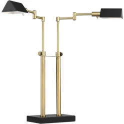 Possini Euro Design Keegan Modern Desk Lamp 24" High Warm Brass With Dual USB Charging Ports LED Adjustable Black Shade For Bedroom Living Room Desk 6 Possini Euro Design Keegan Modern Desk Lamp 24" High Warm Brass With Dual USB Charging Ports LED Adjustable Black Shade For Bedroom Living Room Desk -Target Lighting Store GUEST b6d2dc1f e4b2 4213 b84f 70fdd43c4979