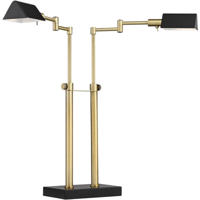 Possini Euro Design Keegan Modern Desk Lamp 24" High Warm Brass with Dual USB Charging Ports LED Adjustable Black Shade for Bedroom Living Room Desk Possini Euro Design Keegan Modern Desk Lamp 24" High Warm Brass With Dual USB Charging Ports LED Adjustable Black Shade For Bedroom Living Room Desk -Target Lighting Store GUEST b6d2dc1f e4b2 4213 b84f 70fdd43c4979