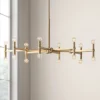 Possini Euro Design Marya Satin Brass Chandelier 37" Wide Modern 24-Light Fixture For Dining Room House Foyer Kitchen Island Entryway Bedroom Home -Target Lighting Store GUEST bdcd1706 b12b 4a22 980a f7103ecece29